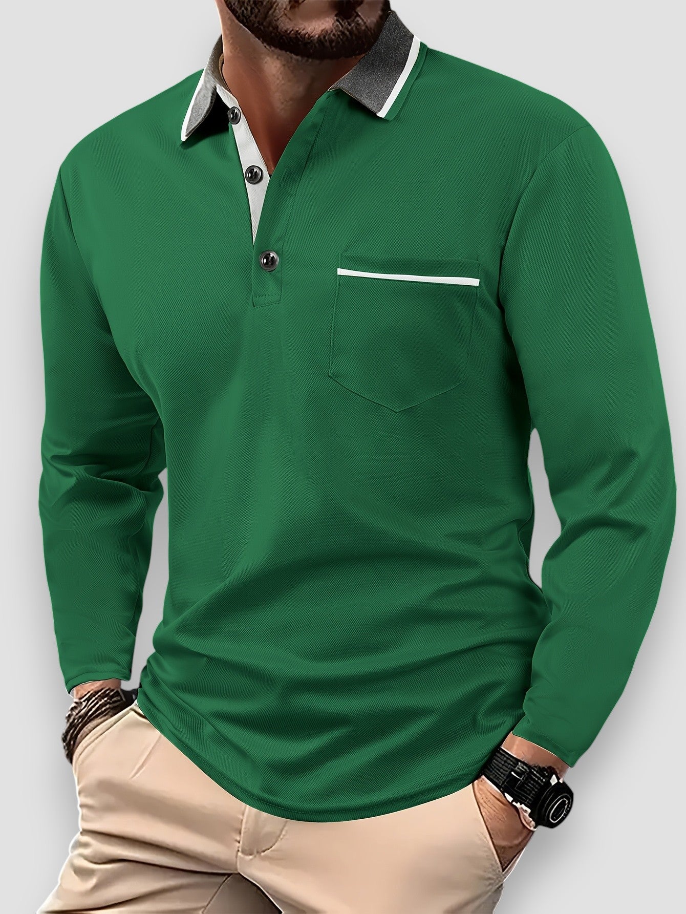 Pires™ | Polo à Manches Longues